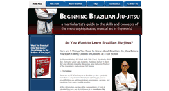 Desktop Screenshot of beginningbjj.com